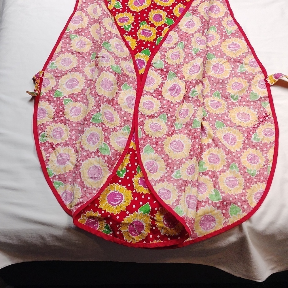 Floral Kitchen Apron One Size - Picture 4 of 8